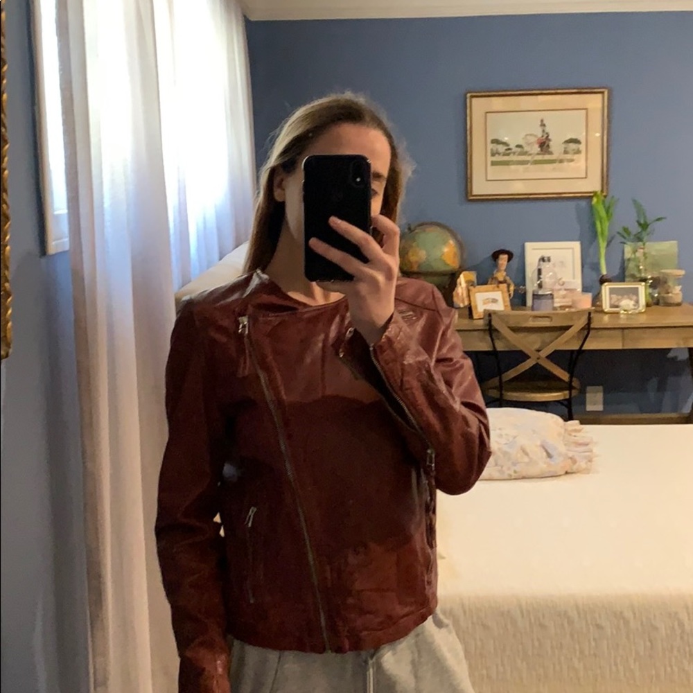 Leather jacket